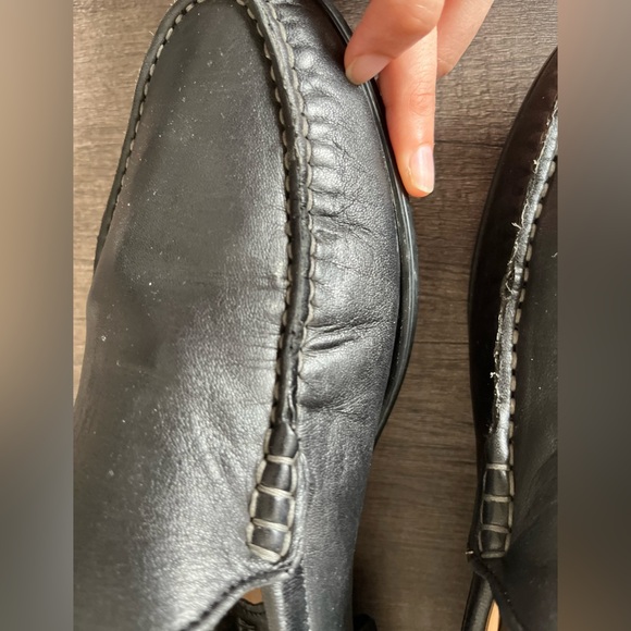 Johnston & Murphy Cresswell Venetian Sheepskin Leather Loafers size 8M - Picture 8 of 14